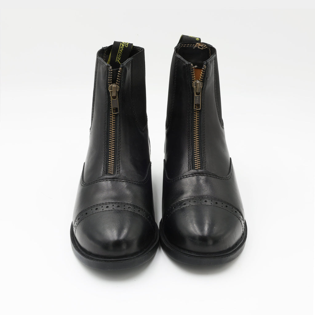 Women's Zip-Up Leather Paddock Boots