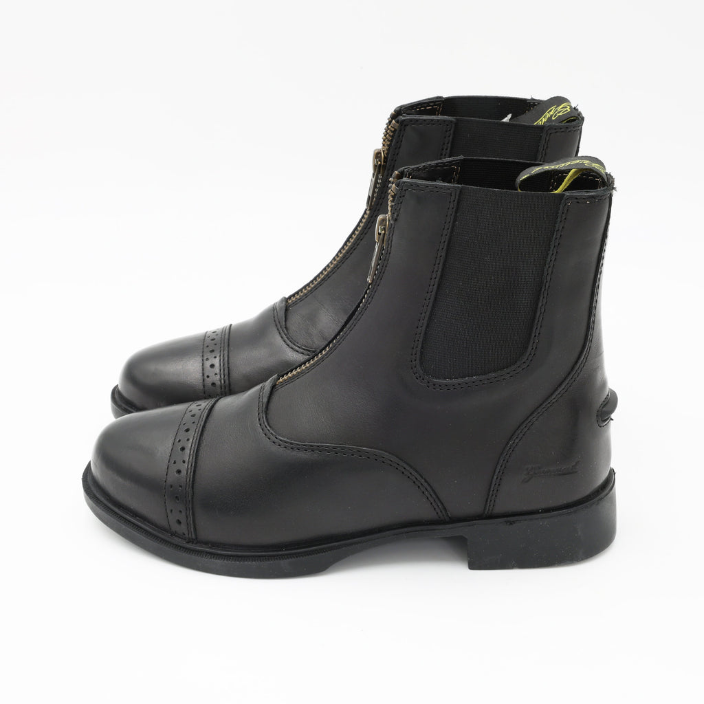 Women's Zip-Up Leather Paddock Boots