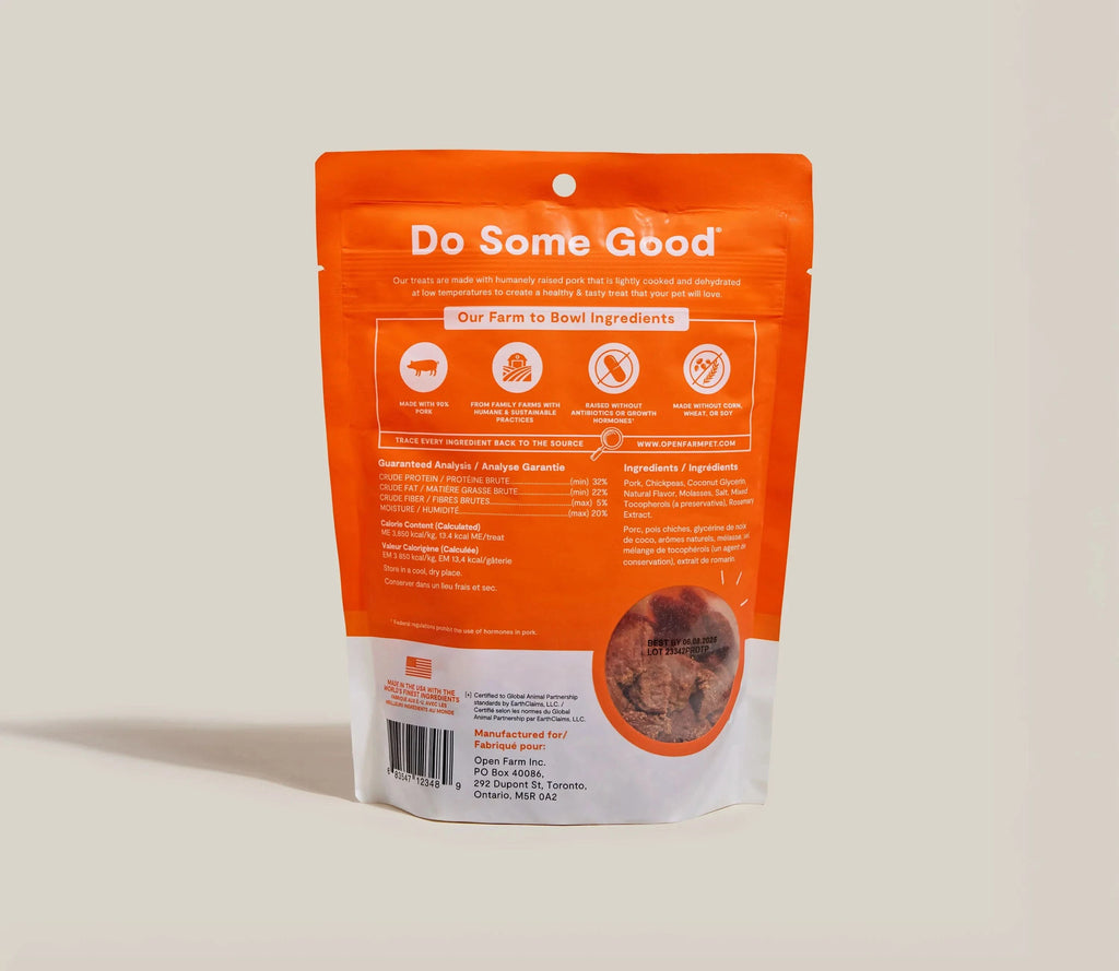 Open Farm Dog Dehydrated Treat Pork (4.5oz)