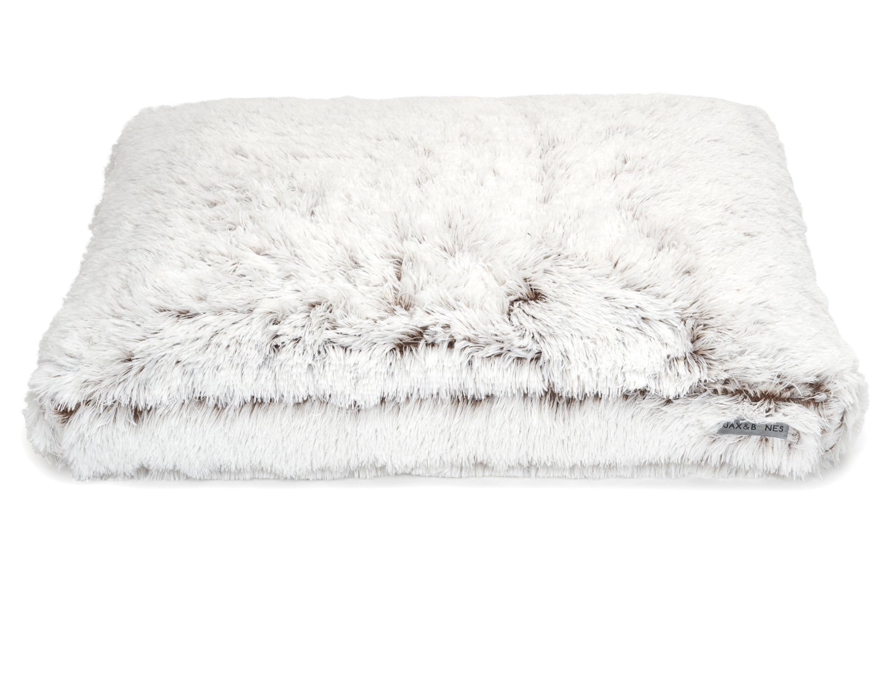 Arctic Shag Rectangular Faux Fur Dog Pillow Bed