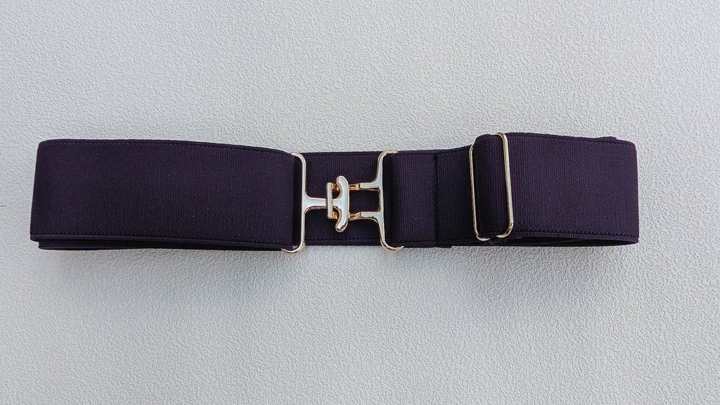 Plum Surcingle Belt