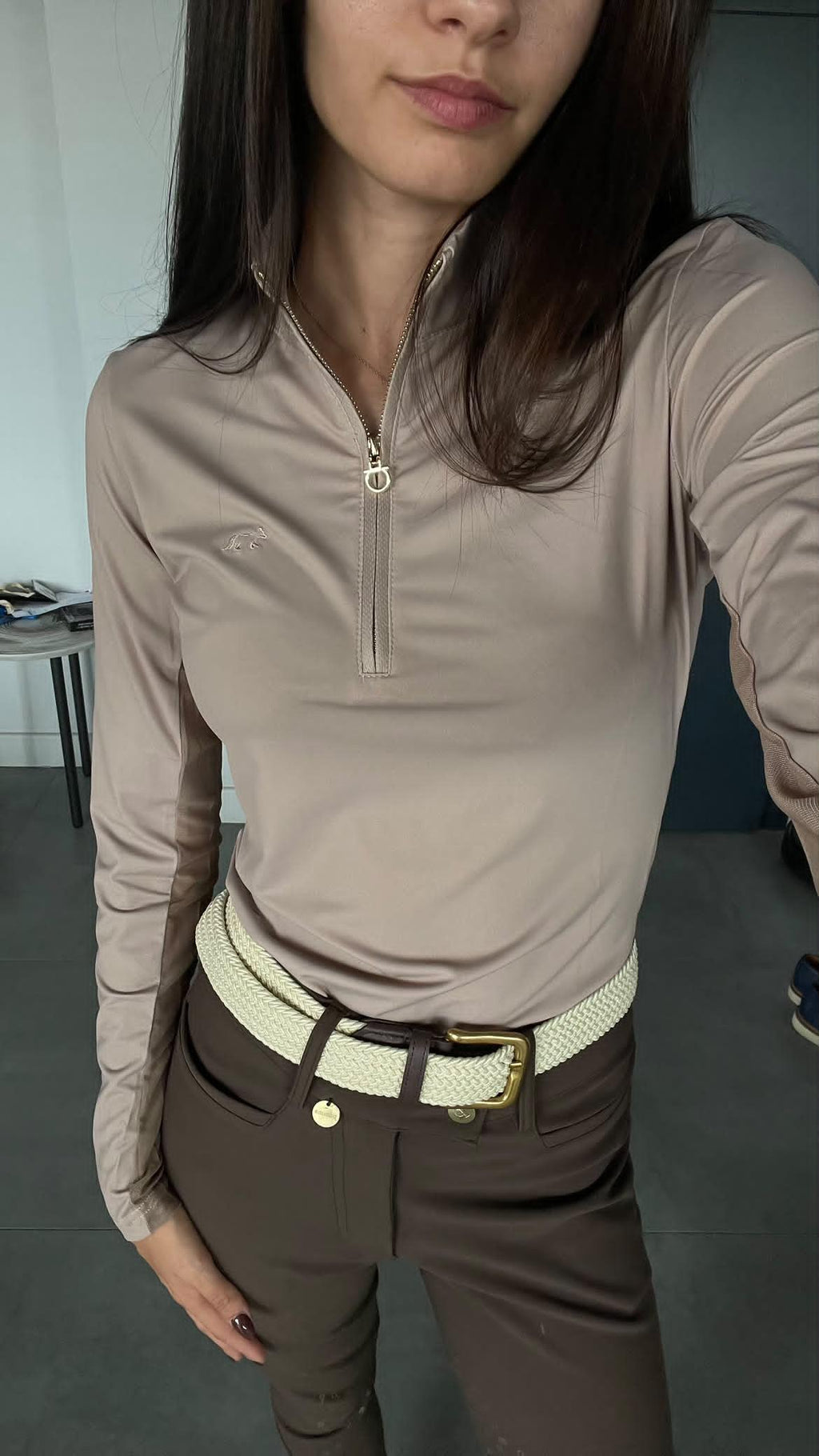 Solid Beige Sunshirt