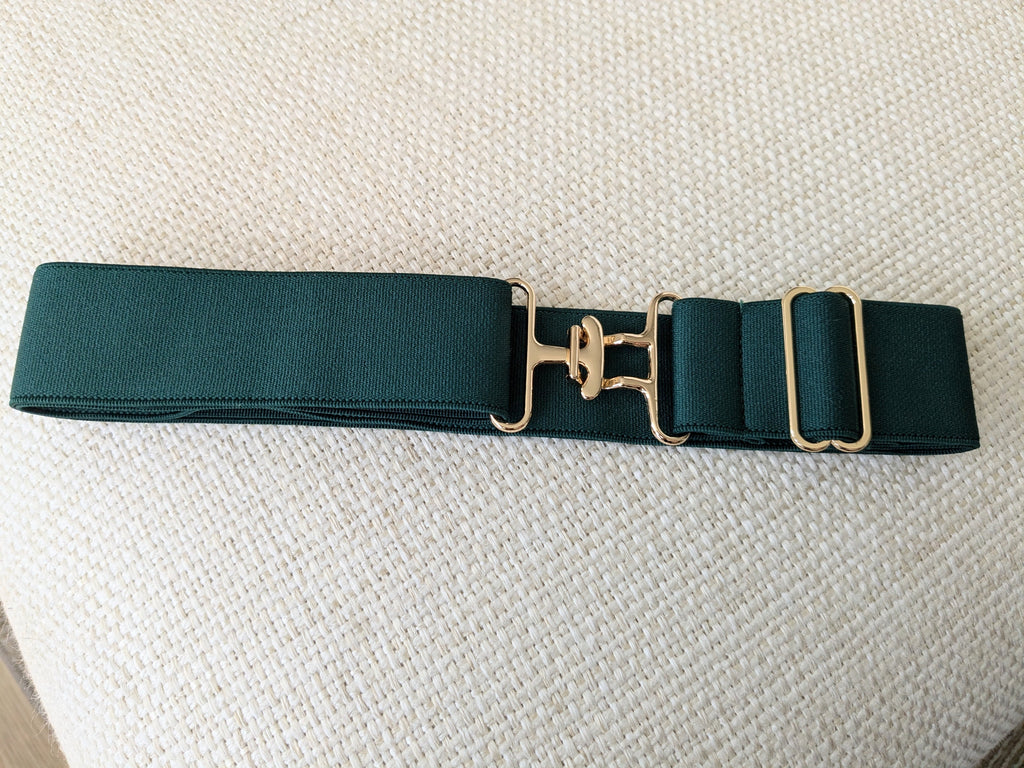 Hunter Green Surcingle Belt