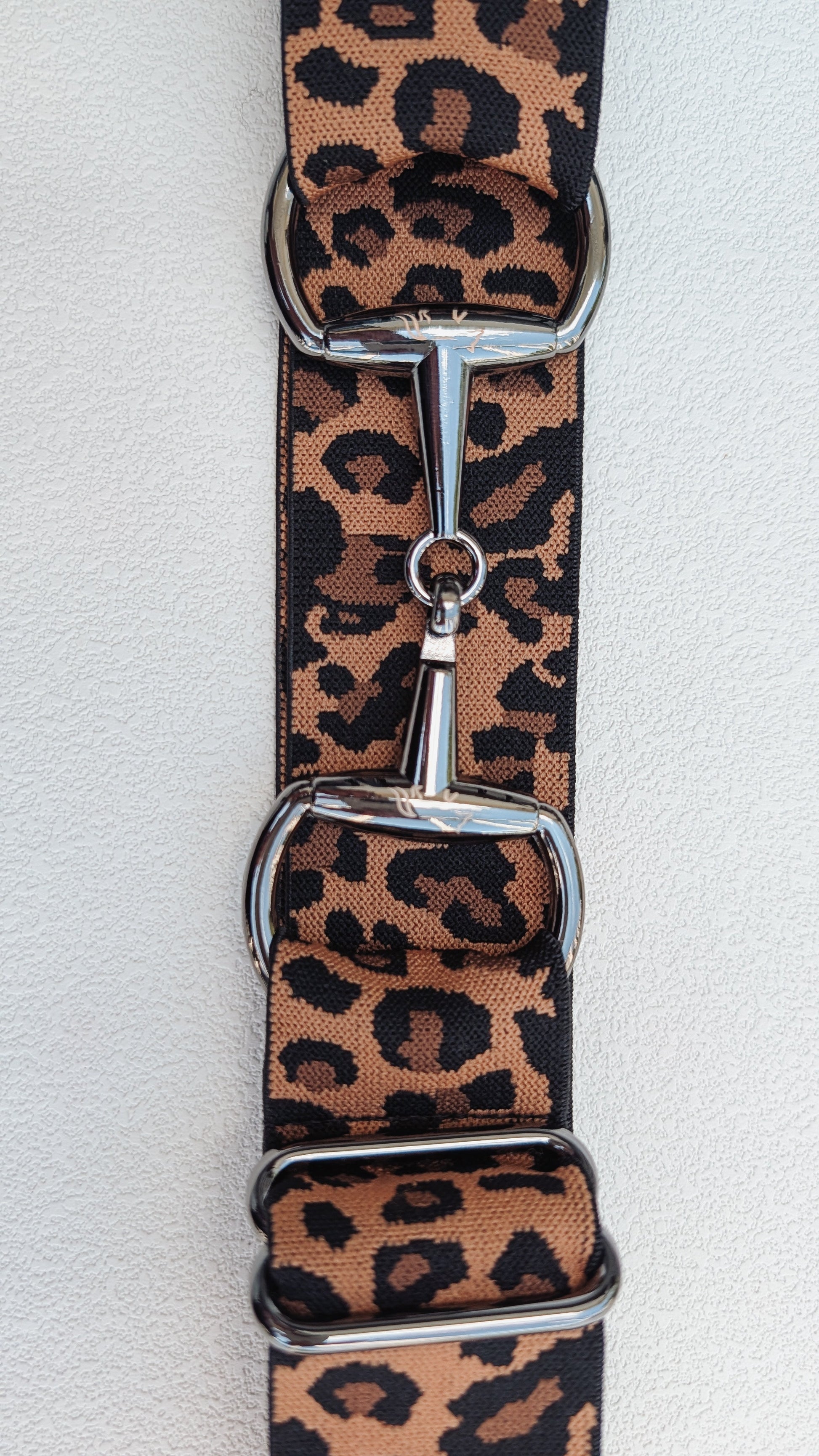 Leopard Snaffle Belt