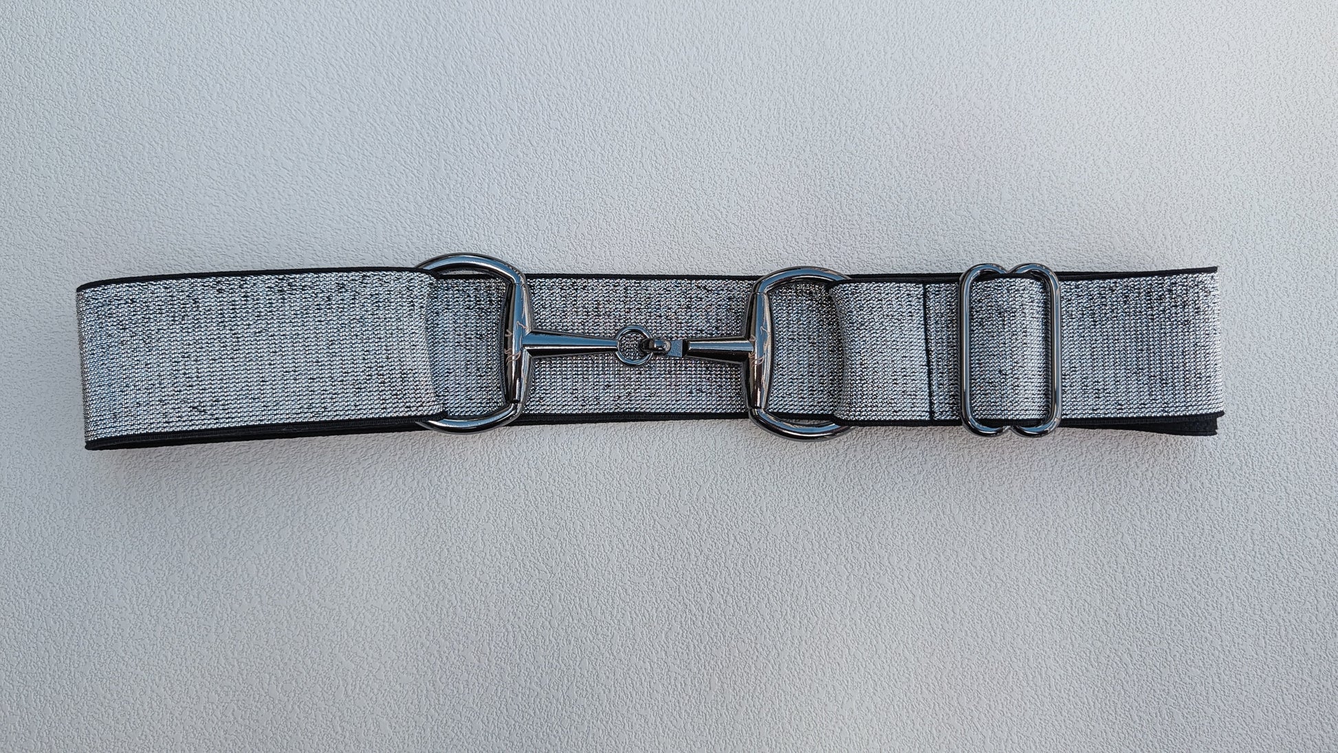Silver Sparkle Snaffle Belt
