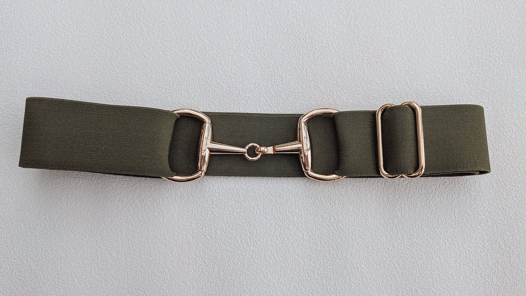 Olive Green Snaffle Belt
