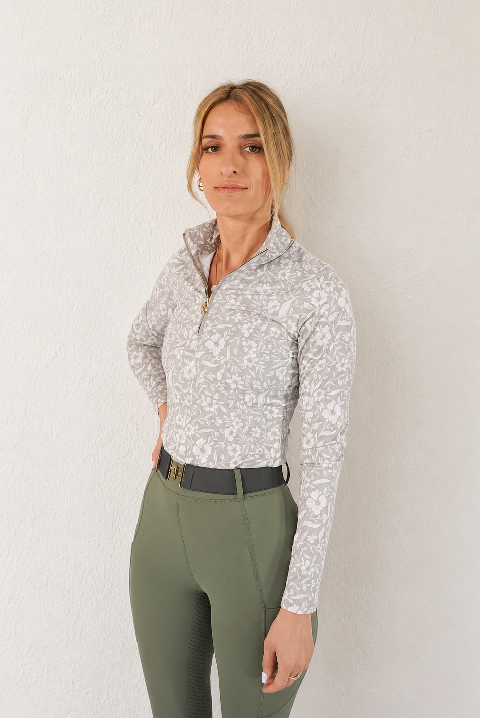 Sage Floral Sun Shirt
