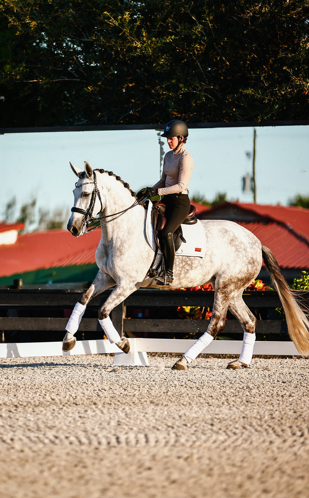 Soft White Dressage Pad