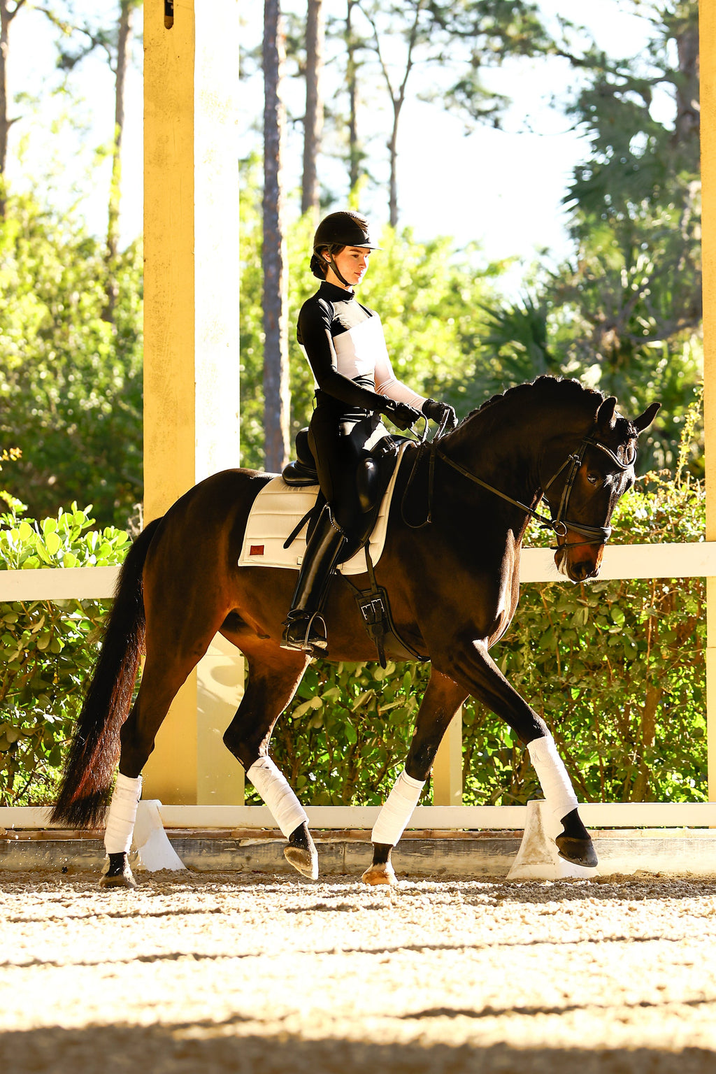 Soft White Dressage Pad