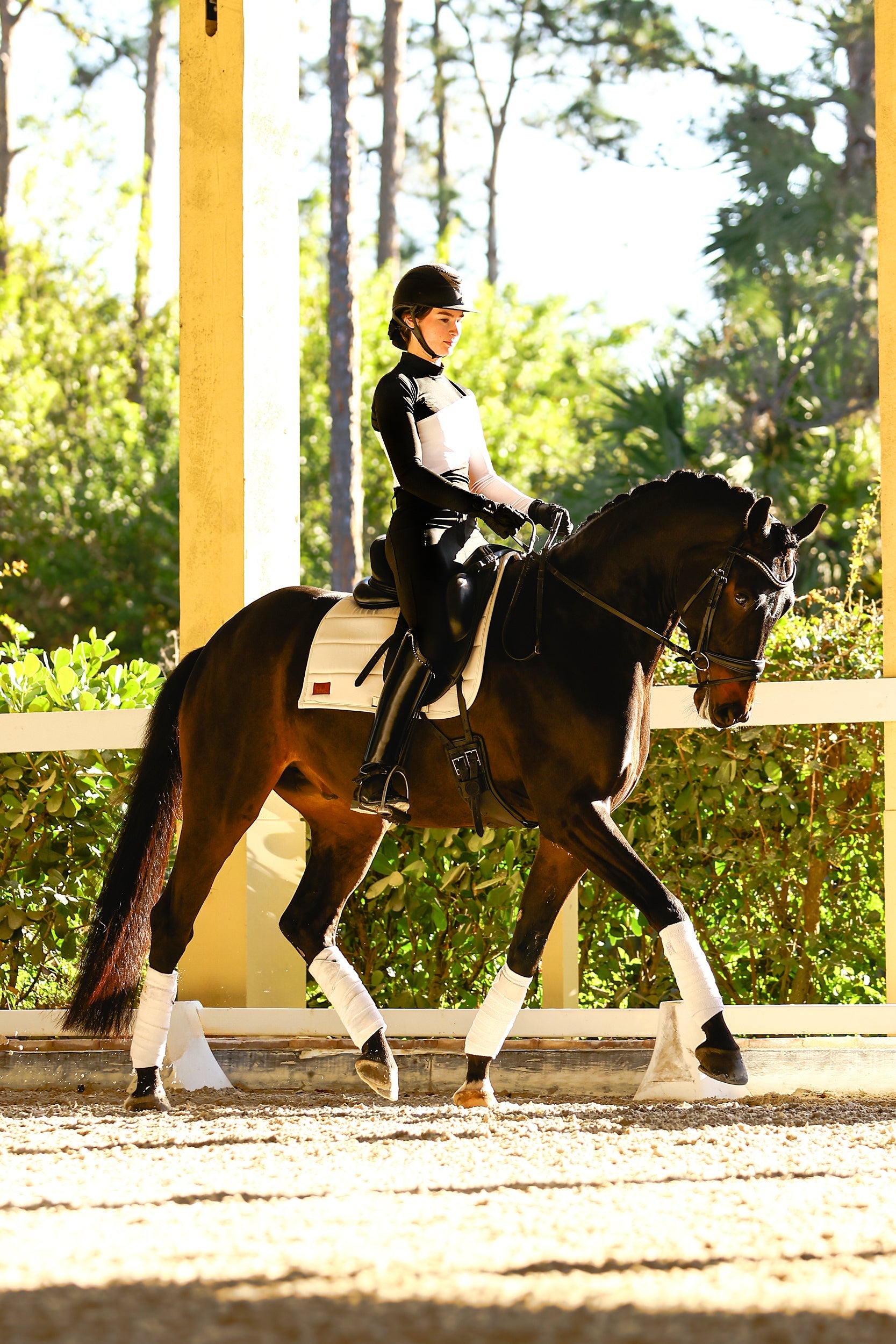 Soft White Dressage Pad