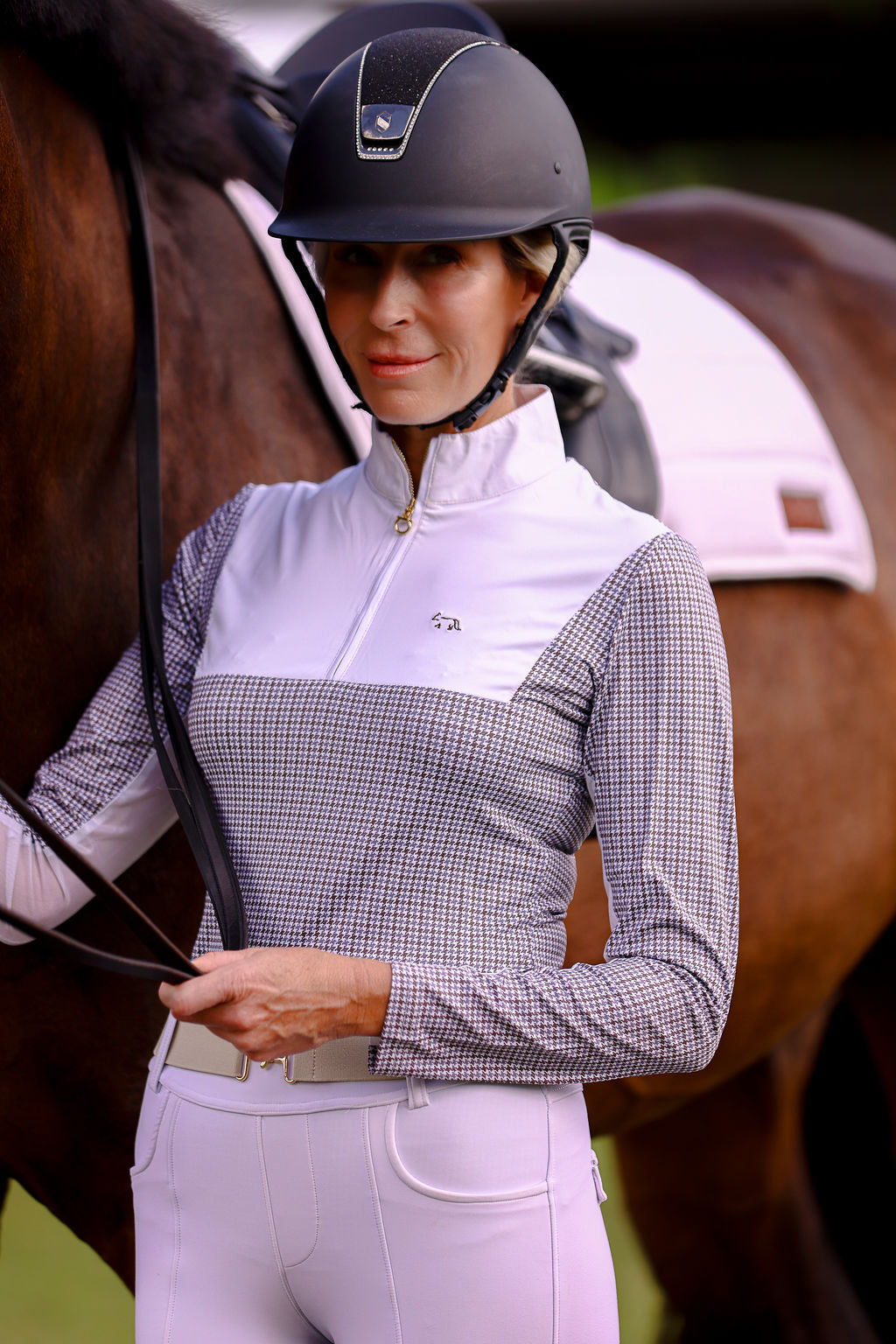Houndstooth Sun Shirt