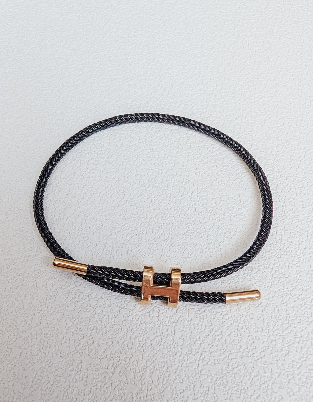 Black H Bracelet