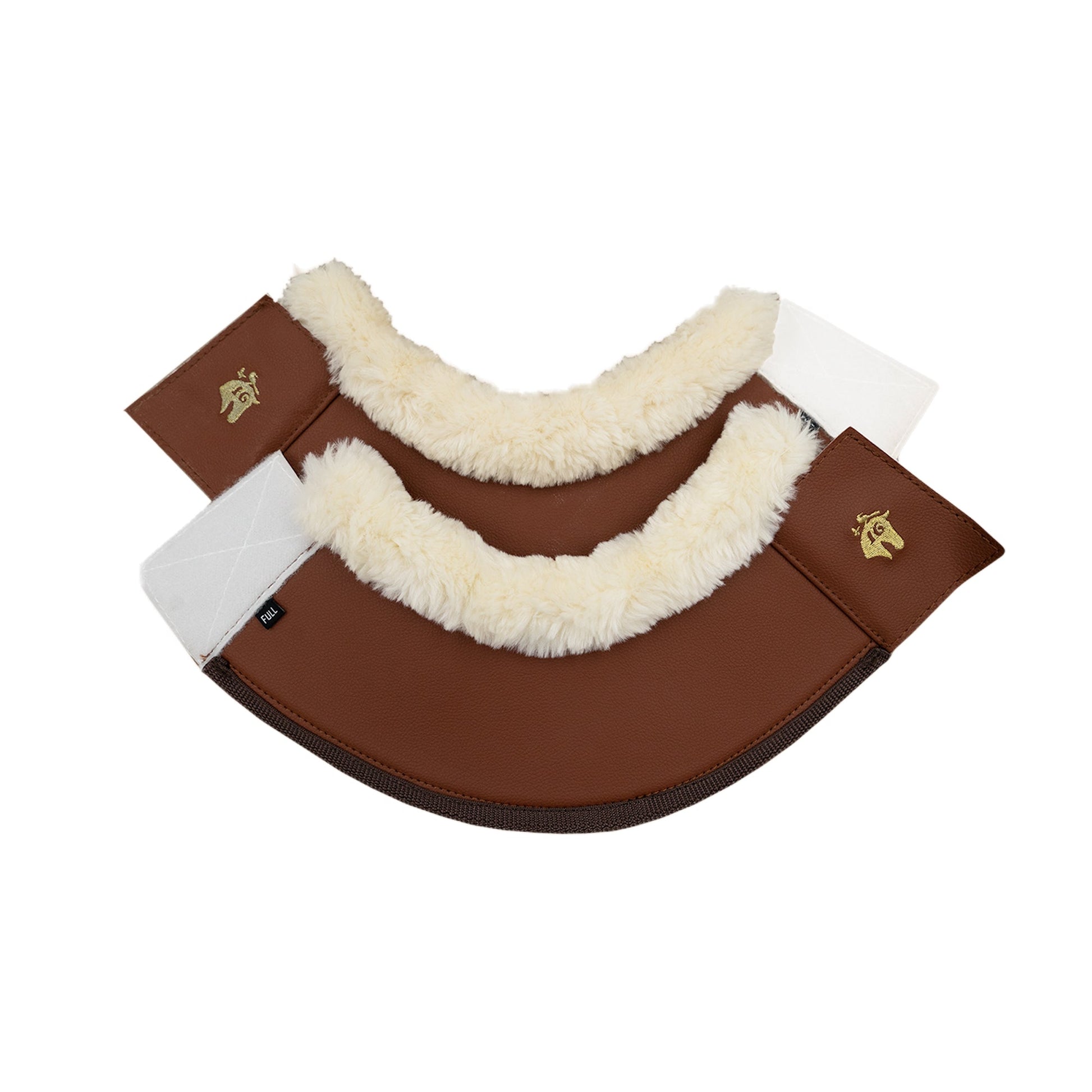 Leatherette Bell Boots, Cognac