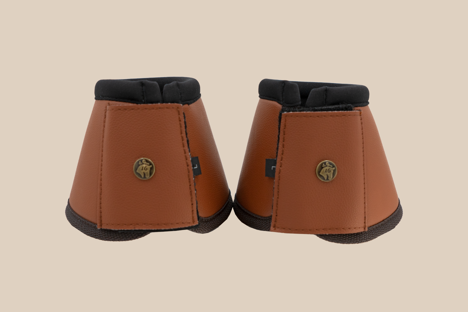 Neoprene Bell Boots, Cognac
