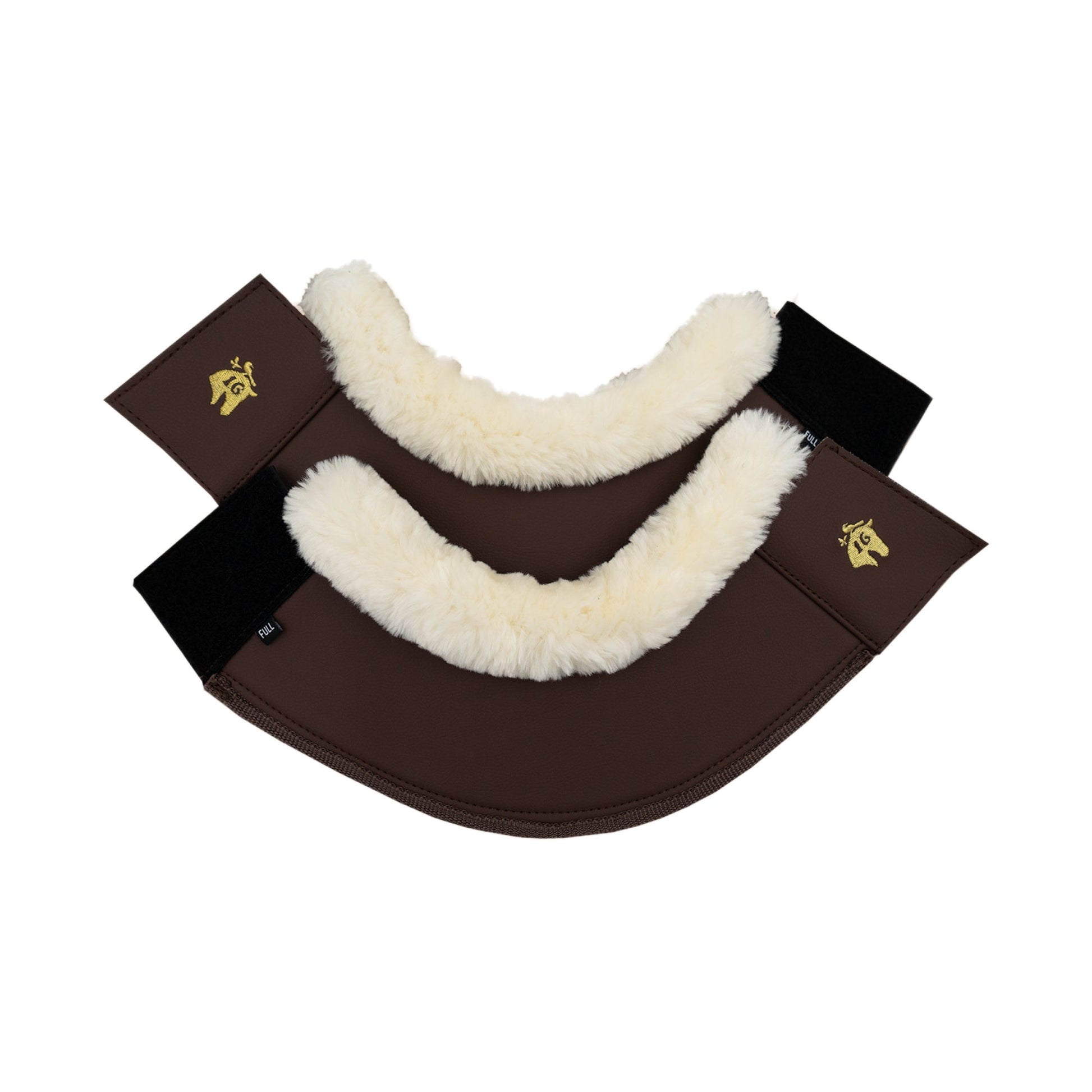 Leatherette Bell Boots, Hickory