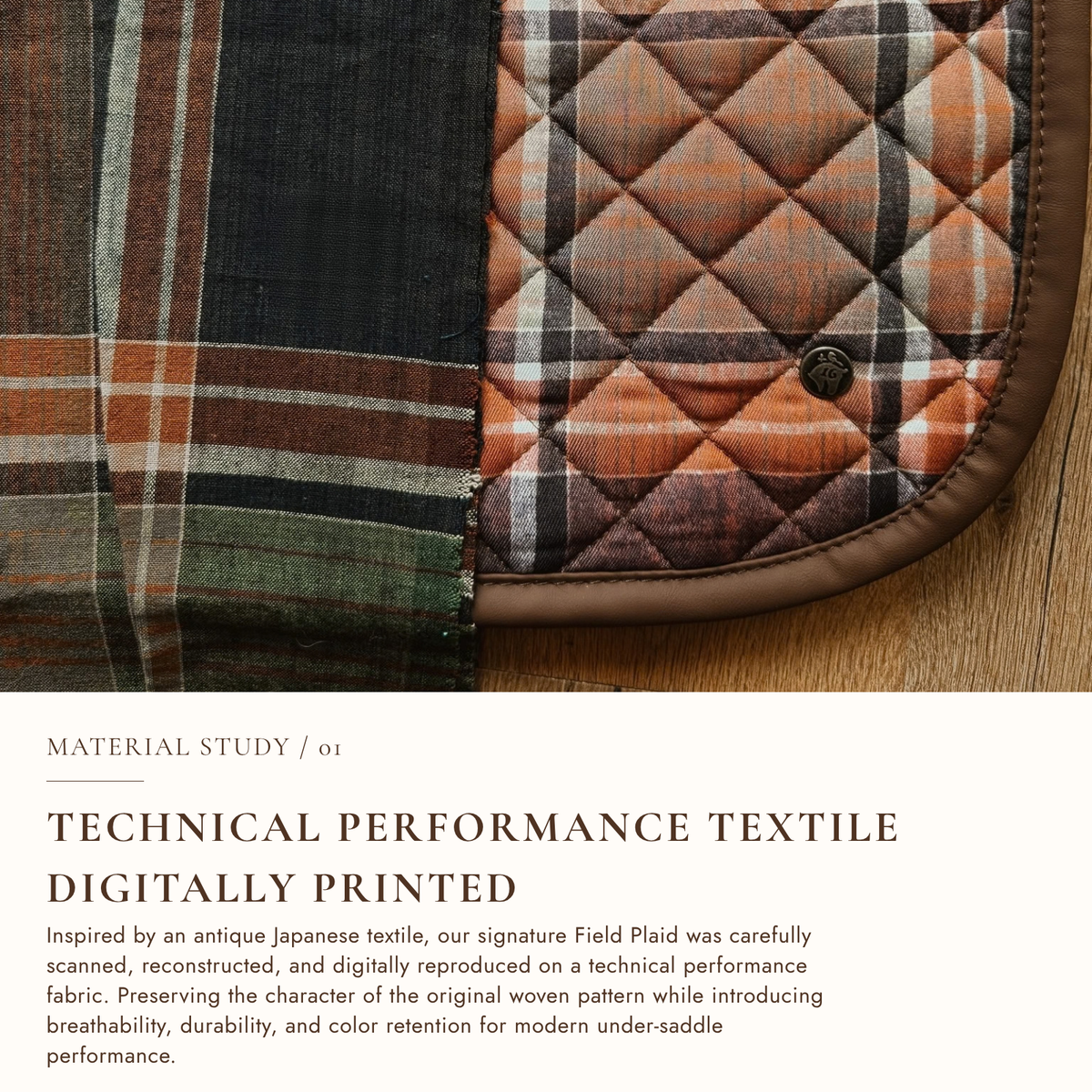 Dressage Pad, Field Plaid & Hickory