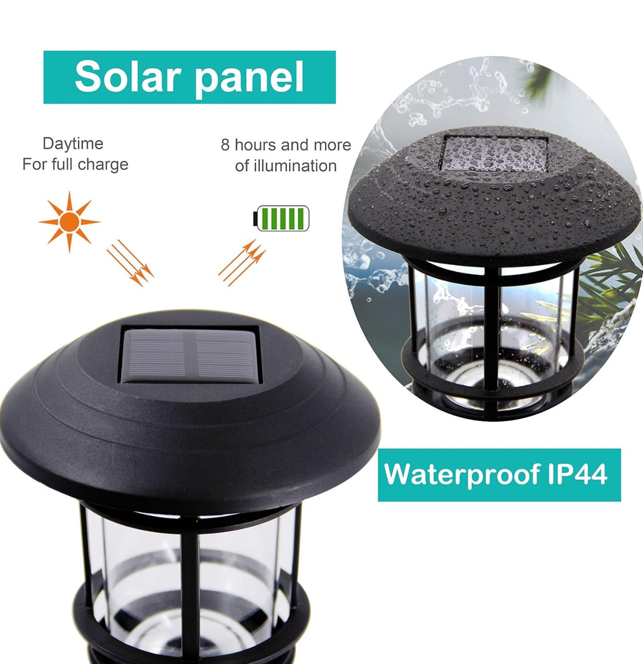 SmartYard High End Solar Bronze LED Path Light 10 Lumens (4-Pack)