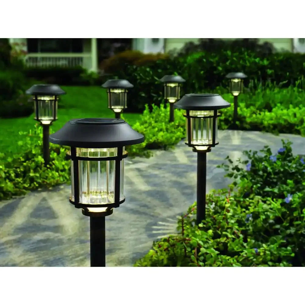 SmartYard High End Solar Bronze LED Path Light 10 Lumens (4-Pack)