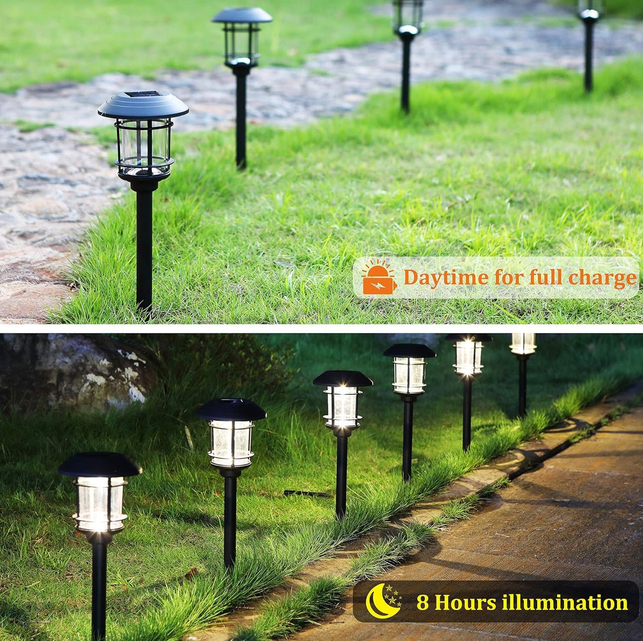 SmartYard High End Solar Bronze LED Path Light 10 Lumens (4-Pack)