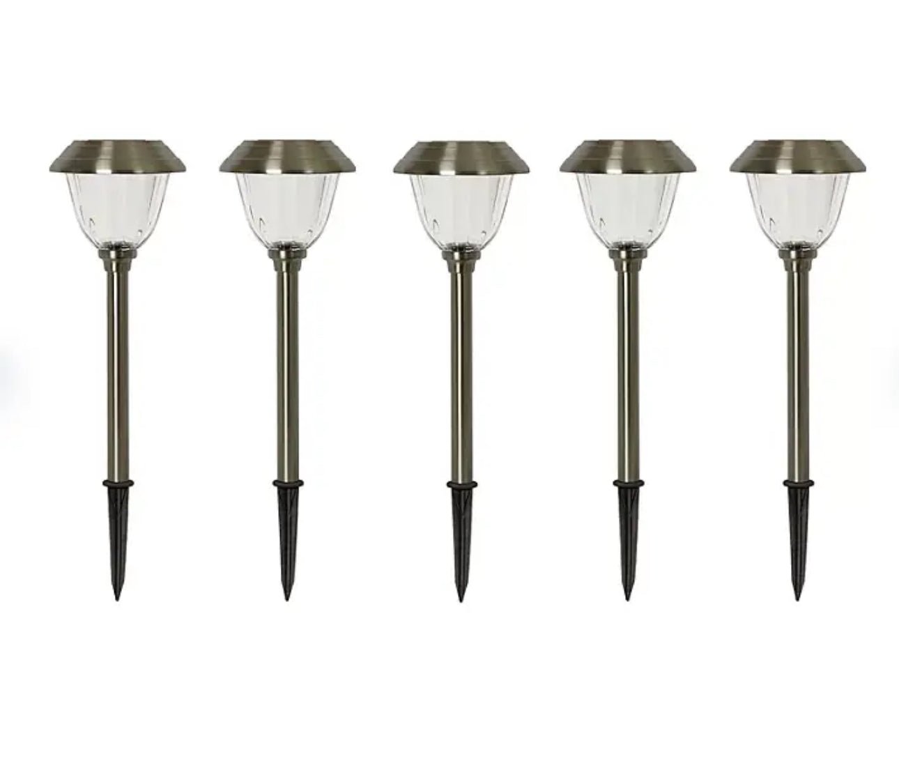 SmartYard (Member’s Mark) 5-Pack Oil-Rubbed Bronze LED Solar Path Lights