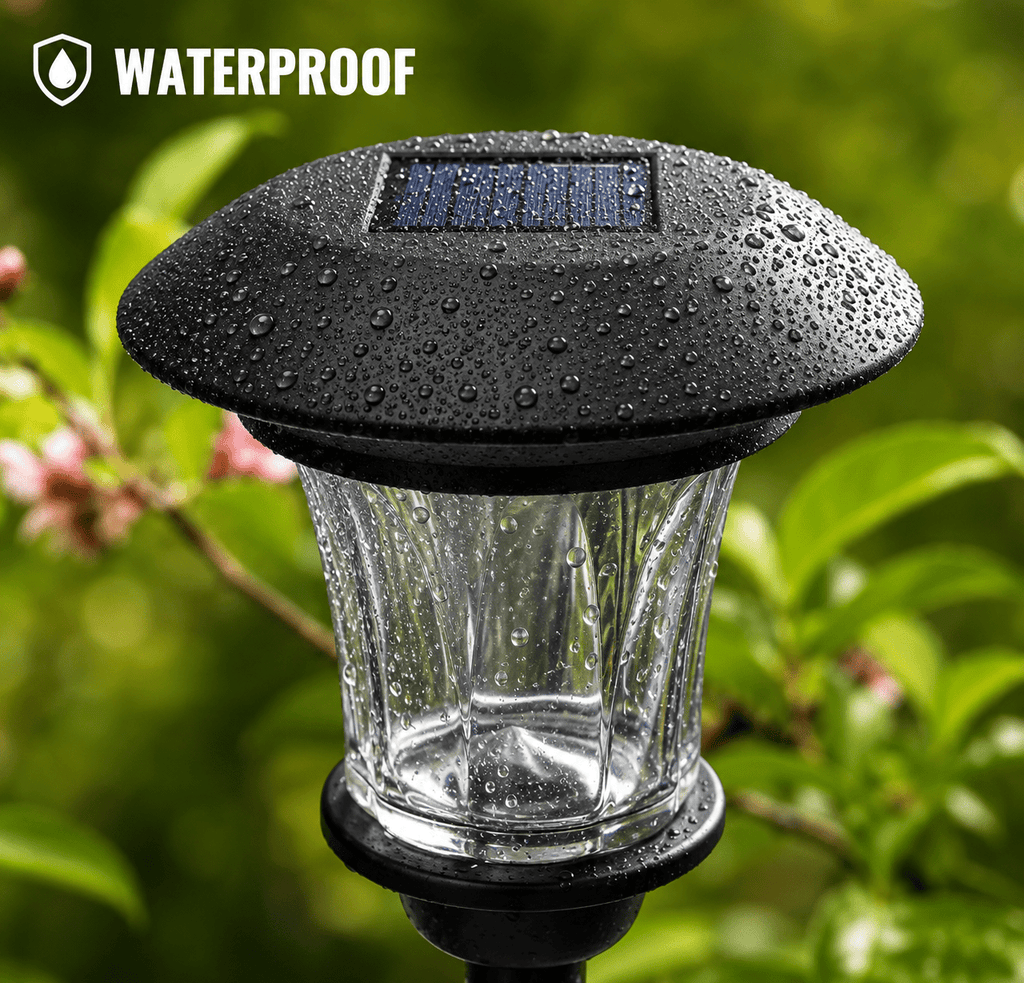 SmartYard Solar LED Large Outdoor Pathway Lights - 8 Pack- Oil Rubbed Bronze