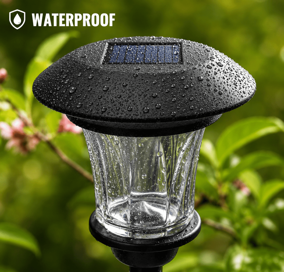 SmartYard Solar LED Large Outdoor Pathway Lights - 8 Pack- Oil Rubbed Bronze