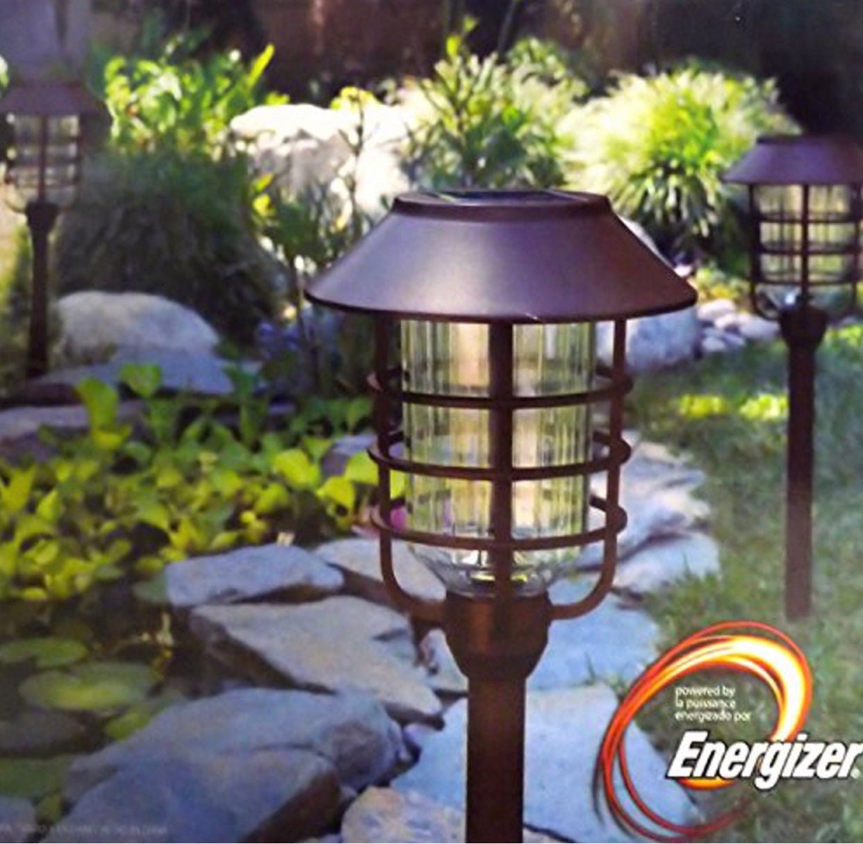 Smartyard Solar LED Large Pathway Lights Oil Rubbed Bronze 8-Pk