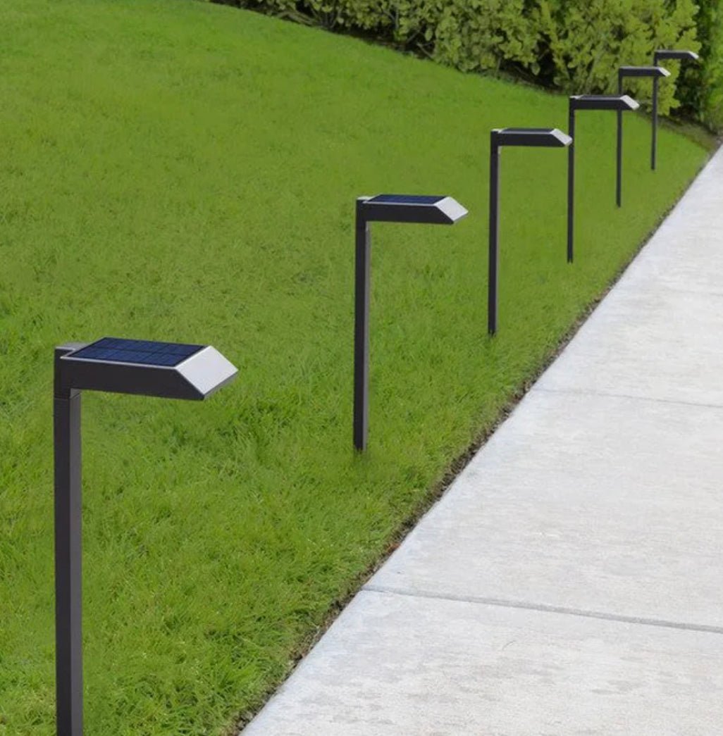 SmartYard Solar LED Pathway Lights 30 Lumen Modern Down Light , 6-Pack