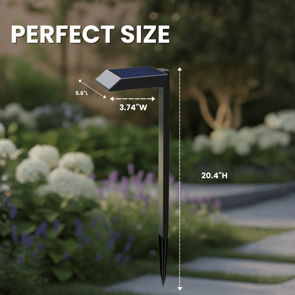 SmartYard Solar LED Pathway Lights 30 Lumen Modern Down Light , 6-Pack