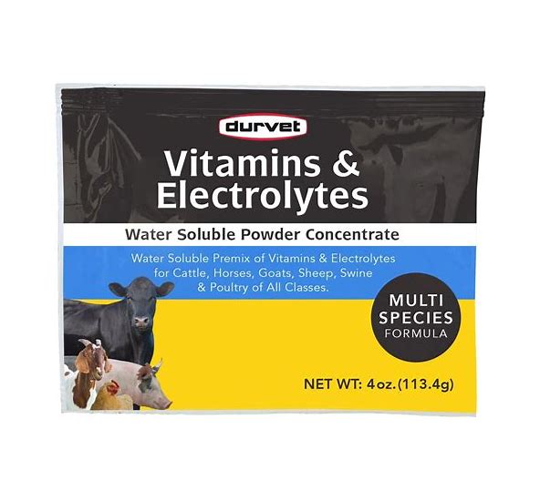 Durvet: Vitamins & Electrolytes 4 OZ