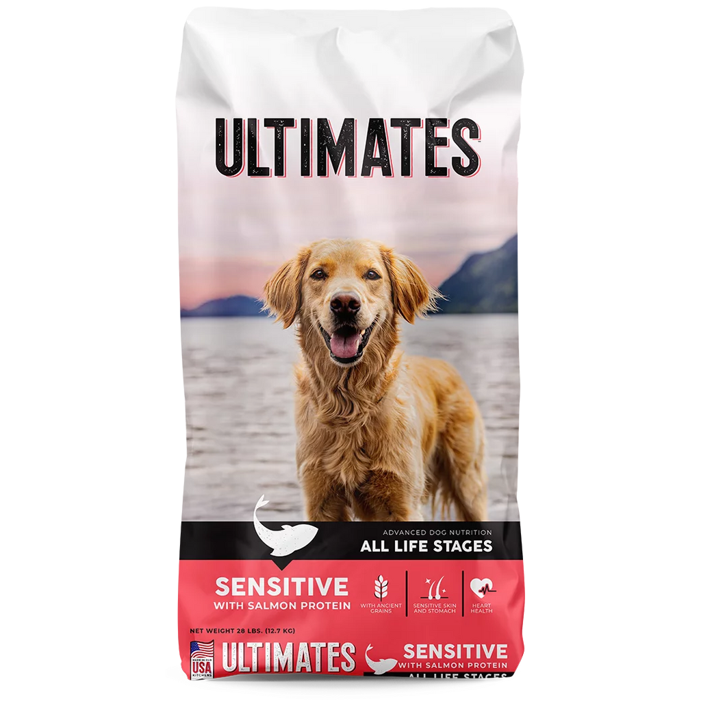Ultimates Adult Sensitive With Salmon Dry Dog Food (28lb)