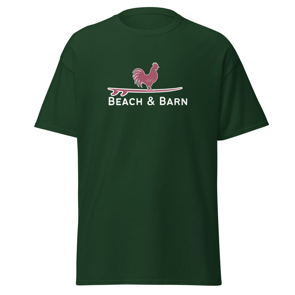 Beach & Barn Tee Surfing Chicken Men's T-Shirt