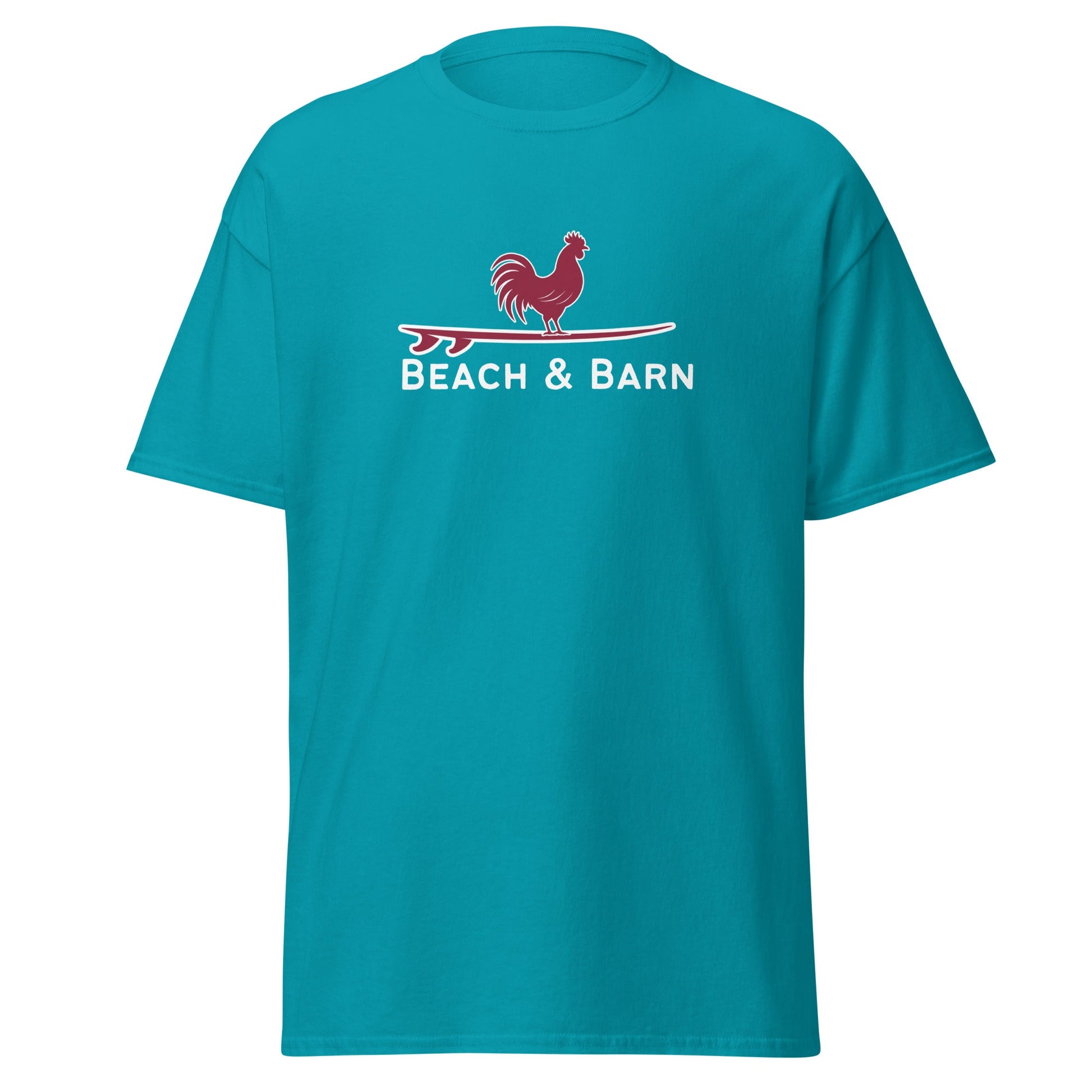 Beach & Barn Tee Surfing Chicken Men's T-Shirt