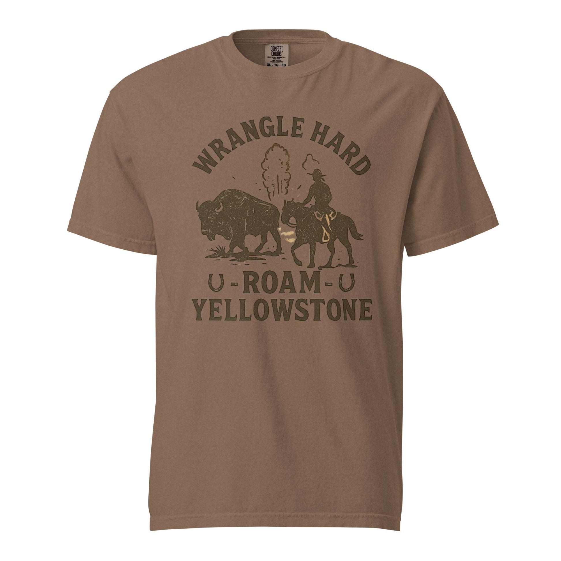 Roam Yellowstone Men's Heavyweight T-Shirt