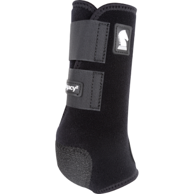Legacy2 Front Support Boots - Front Black Large