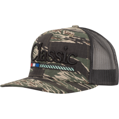 CLASSIC-Trucker Snapback Cap, Embroidered 3D Logo