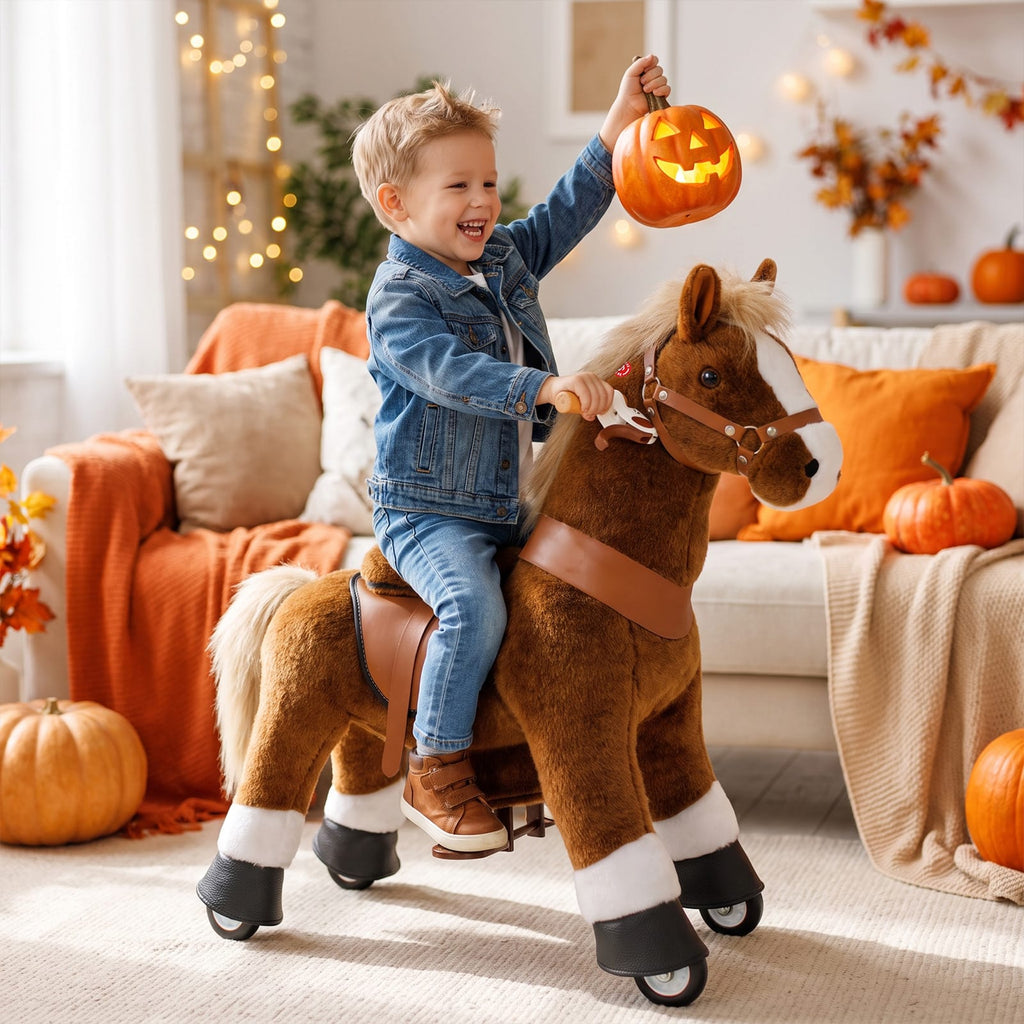 Model U® Horse Ride-On Toy Age 3–4 – Brown