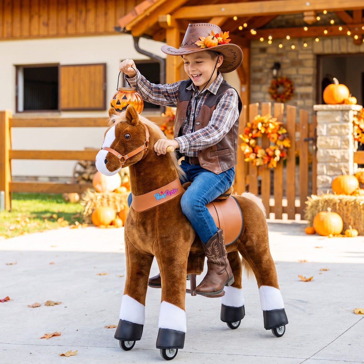 Model U® Horse Ride-On Toy Age 7+ – Brown