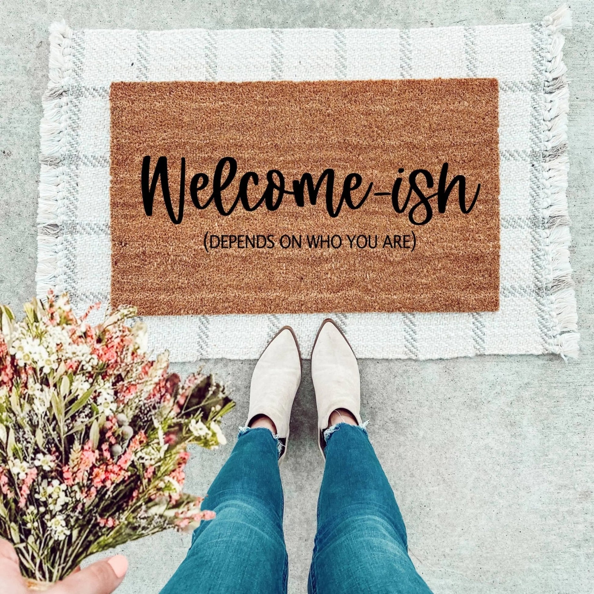 Welcome-ish Doormat