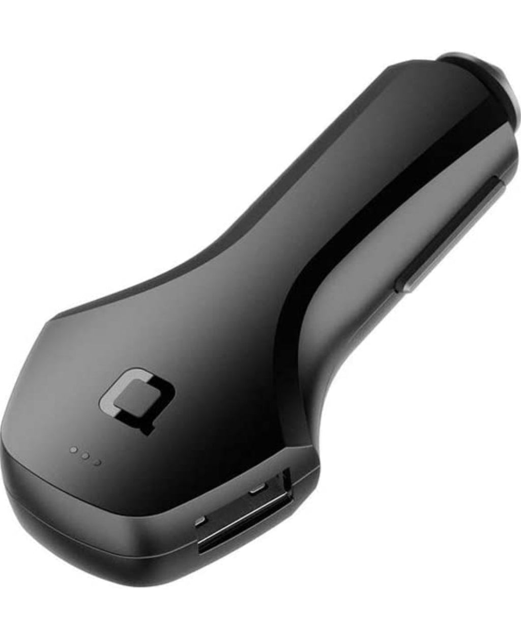 ZUS Smart Car Charger with App to Save Car's Location, 2 Ports Car Charger with Led for iPhone XS/Max/XR/X/8/7/6/Plus