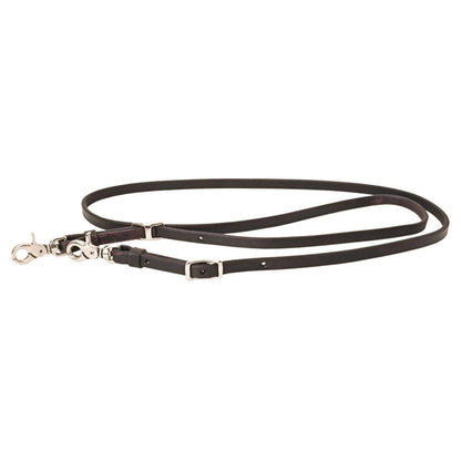 Western Horse American Leather Flat Roper Reins