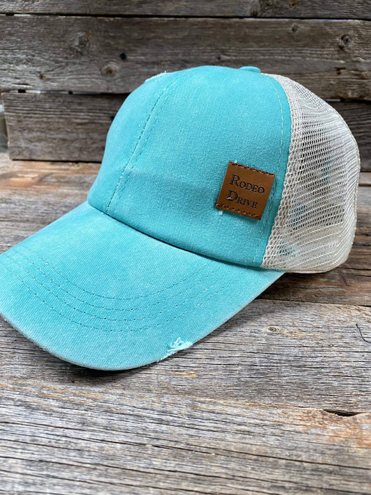 Turquoise Trucker Hat HT108