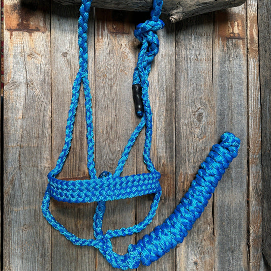 Blue Mule Tape Halter - Blazzing Bridles